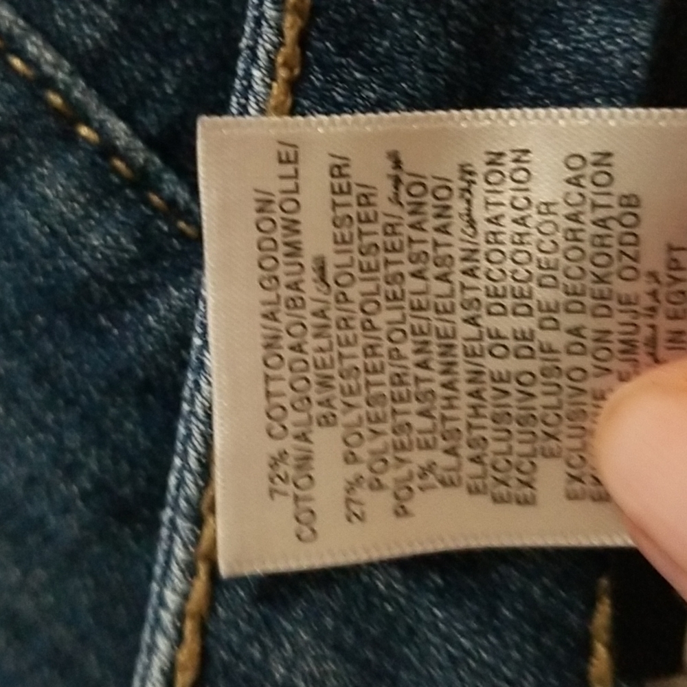 3/$12 Jones New York blue jean shorts sz 10 - Picture 8 of 8